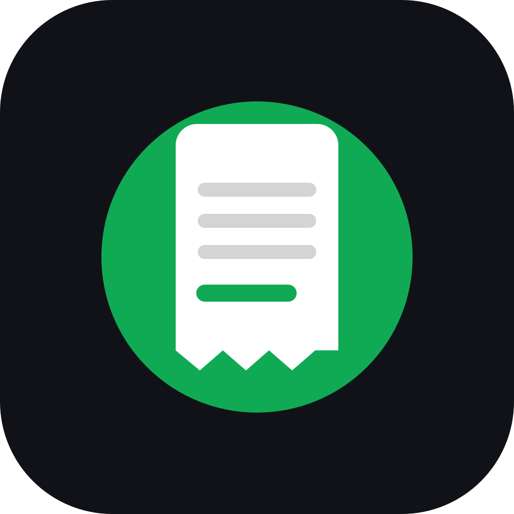 OnePress Receipts app icon